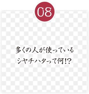 多くの人が使っている
シヤチハタって何！？